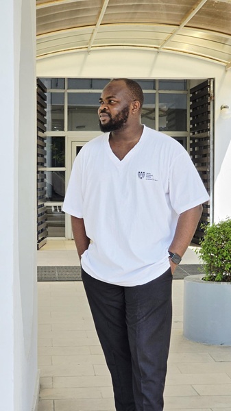 .White V-Neck polo shirt.